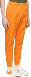Nike Orange Sportswear Club Lounge Pants