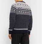 Howlin' - Lawrence Fair Isle Wool Sweater - Blue