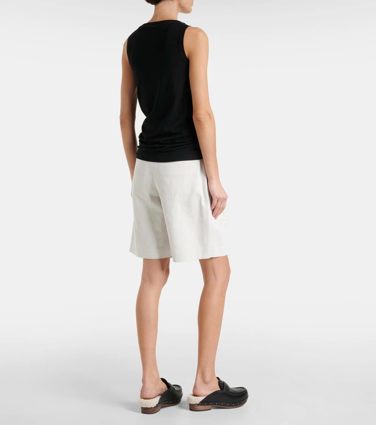 Brunello Cucinelli Cotton-blend tank top