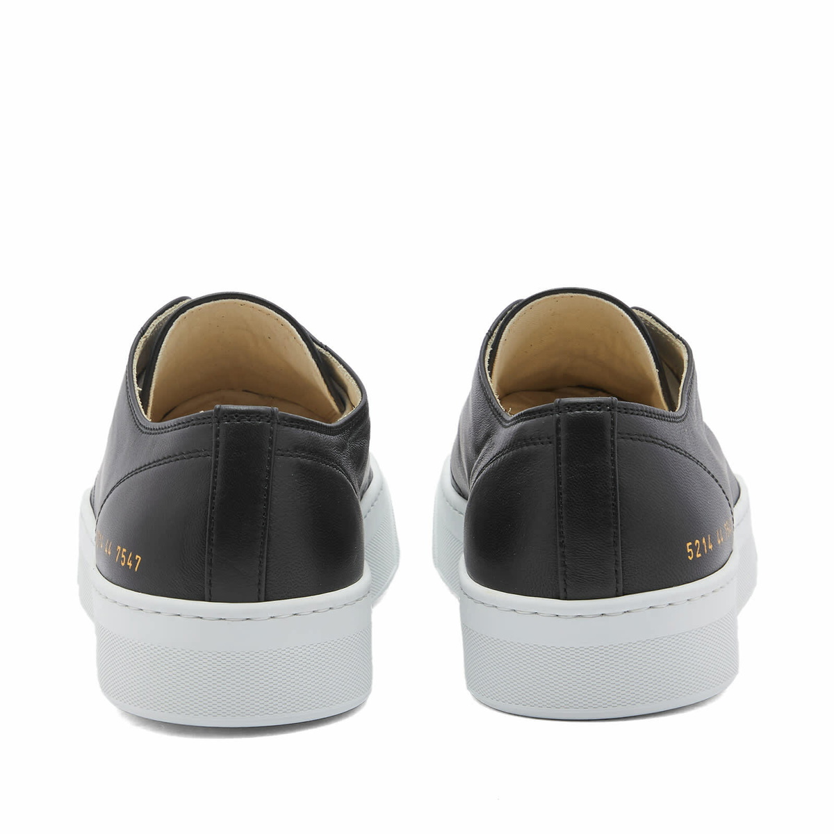 Common Projects Men s Tournament Low Classic Leather Sneakers in Black Common Projects