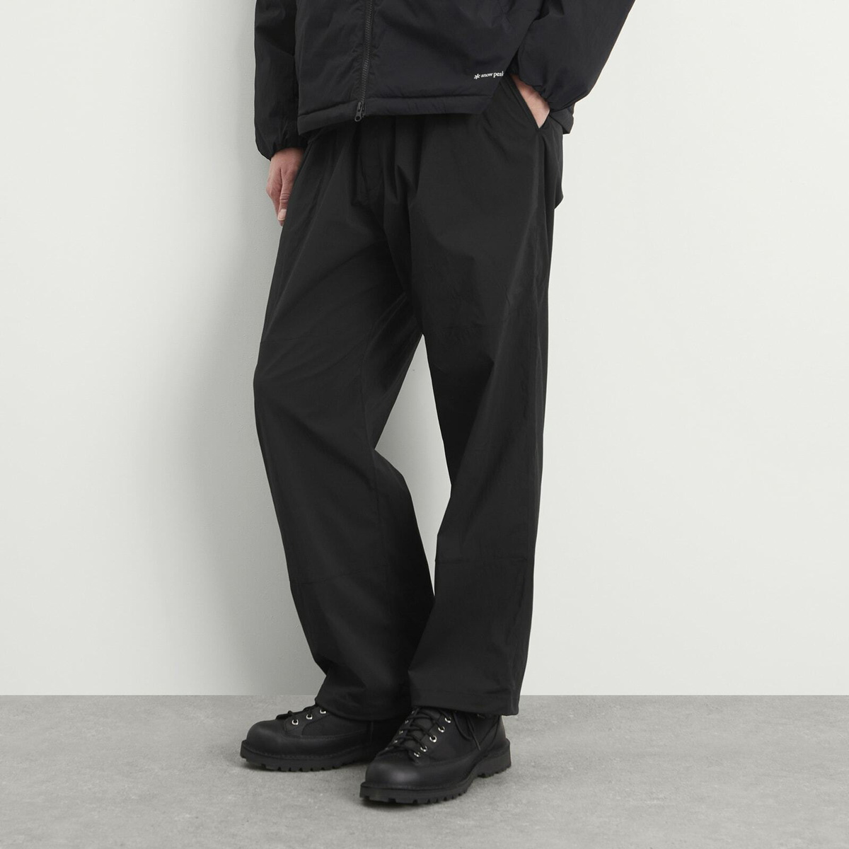 Snow Peak Men's Easy Wide Trousers in Black
