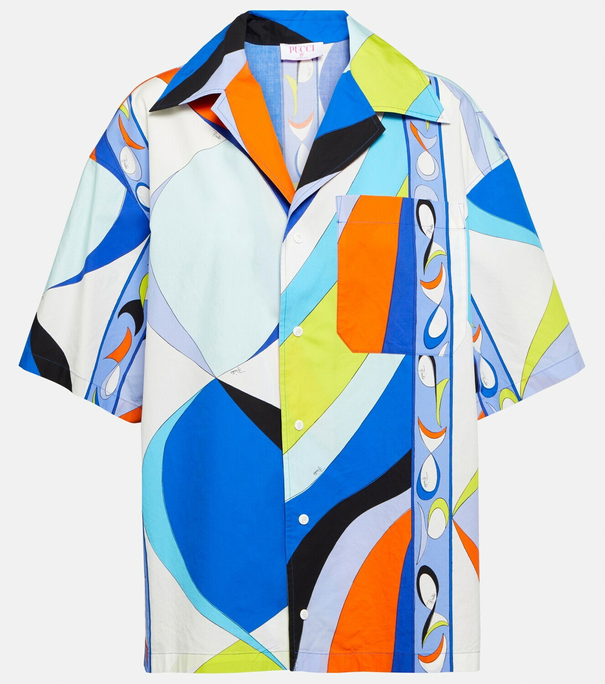 Pucci Printed cotton shirt Emilio Pucci