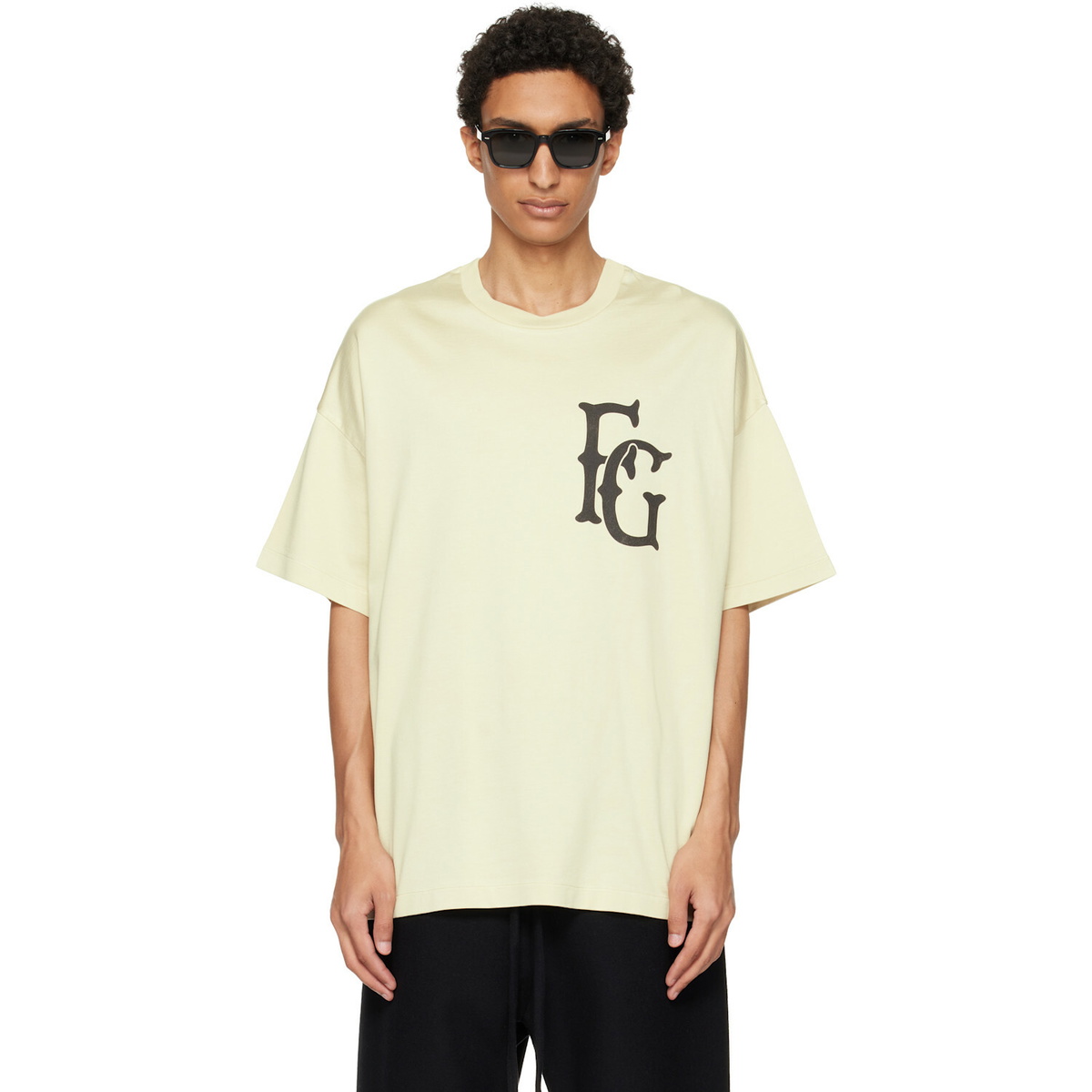 Fear of God Off-White Cotton Rayon '26' S/S T-shirt