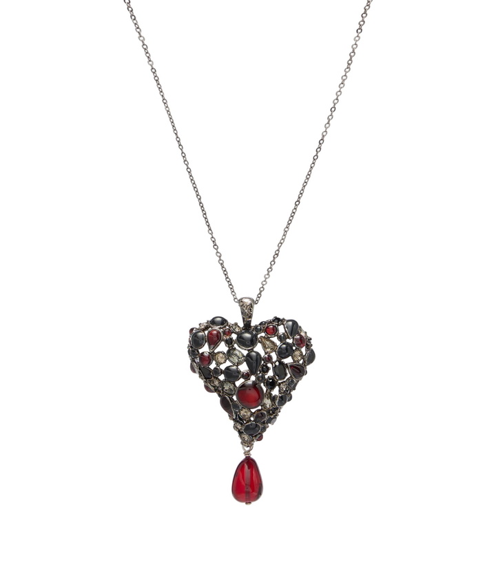 Photo: Saint Laurent Embellished pendant necklace