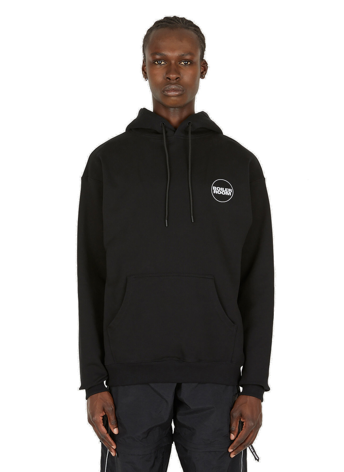 OG Hooded Sweatshirt in Black Boiler Room