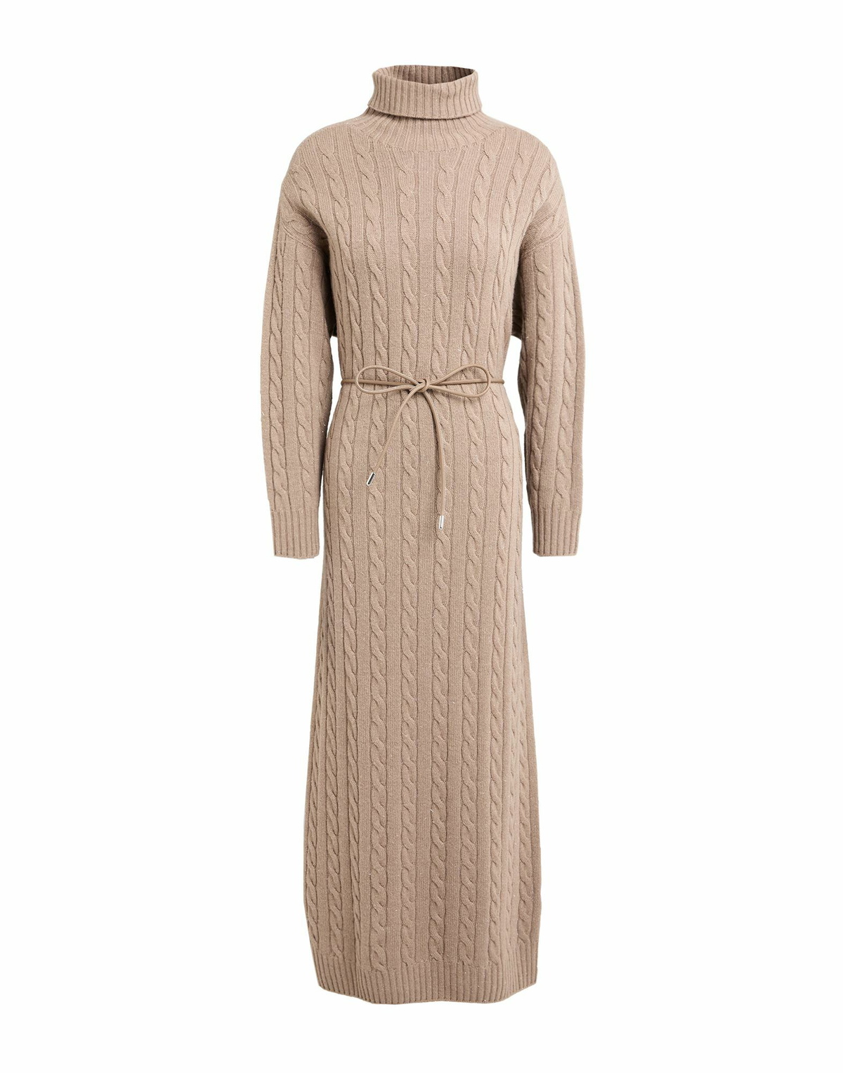 Peserico Womens Midi dress Light brown