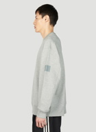Y-3 - Logo Print Sweatshirt in Grey