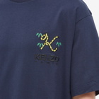 Kenzo Paris Men's Kenzo Oversized Tiger K Logo T-Shirt in Midnight Blue