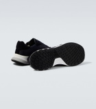Kiton Suede-trimmed sneakers