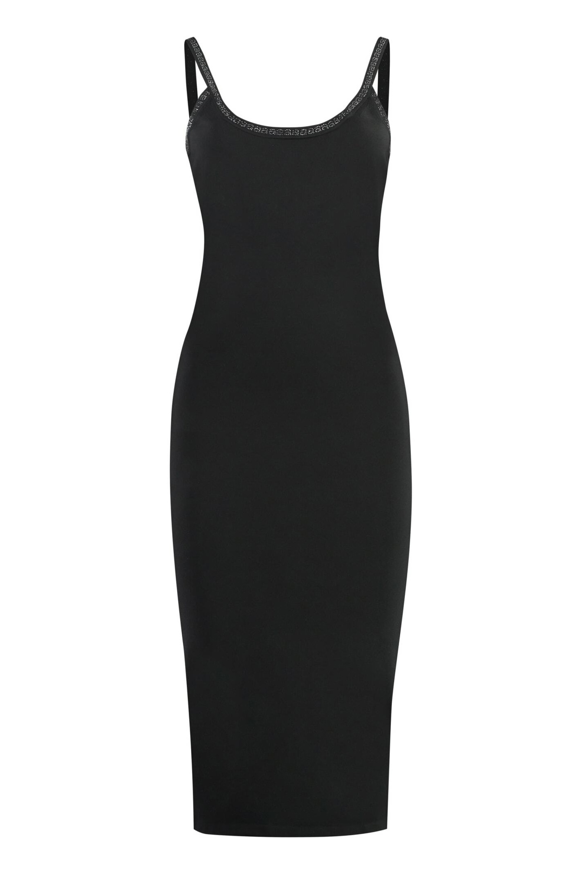 【Alexander Wang】Slip dress with 3D logo Alexander Wang Slip Dress With 3d Logo | italist