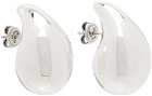 Bottega Veneta Silver Small Drop Earrings