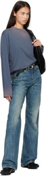 OUR LEGACY Blue Wata Cut Jeans