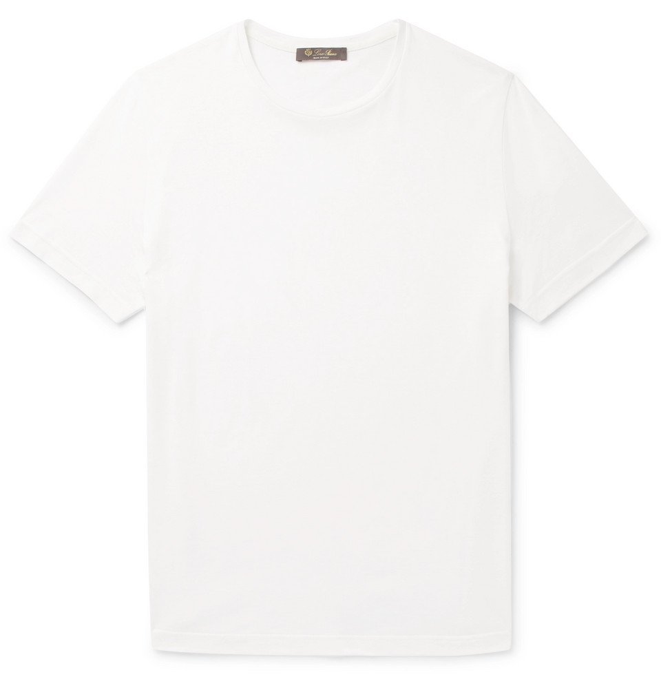 Loro Piana - Slim-Fit Silk and Cotton-Blend Jersey T-Shirt - Men ...