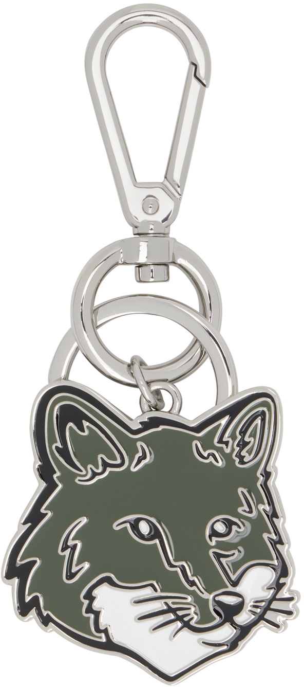 【即完！】MAISON Kitsuné FOX KEYRING MAISON KITSUNE]BOLD FOX HEAD KEYRING (MM06904AM1002-P616