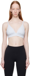 Outdoor Voices Blue Sculpt Hi Apex Sport Bra