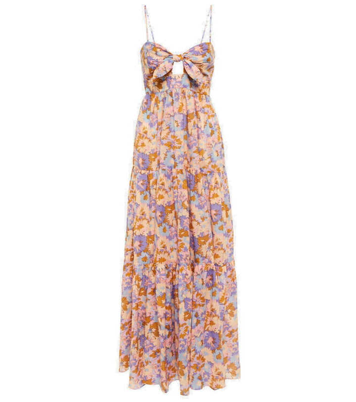 Photo: Zimmermann - Floral cotton voile midi dress