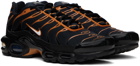 Nike Black & Orange Air Max Plus Sneakers