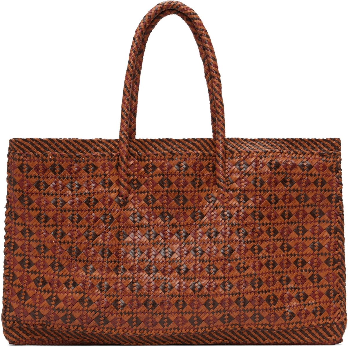 Dragon Diffusion Brown Maori Kete Tote