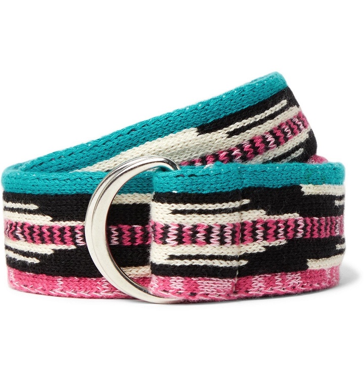 Photo: Isabel Marant - 4cm Knitted Cotton Belt - Multi
