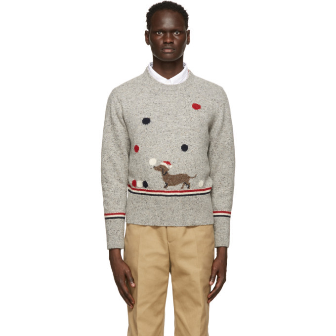 Photo: Thom Browne Grey Holiday Hector Sweater