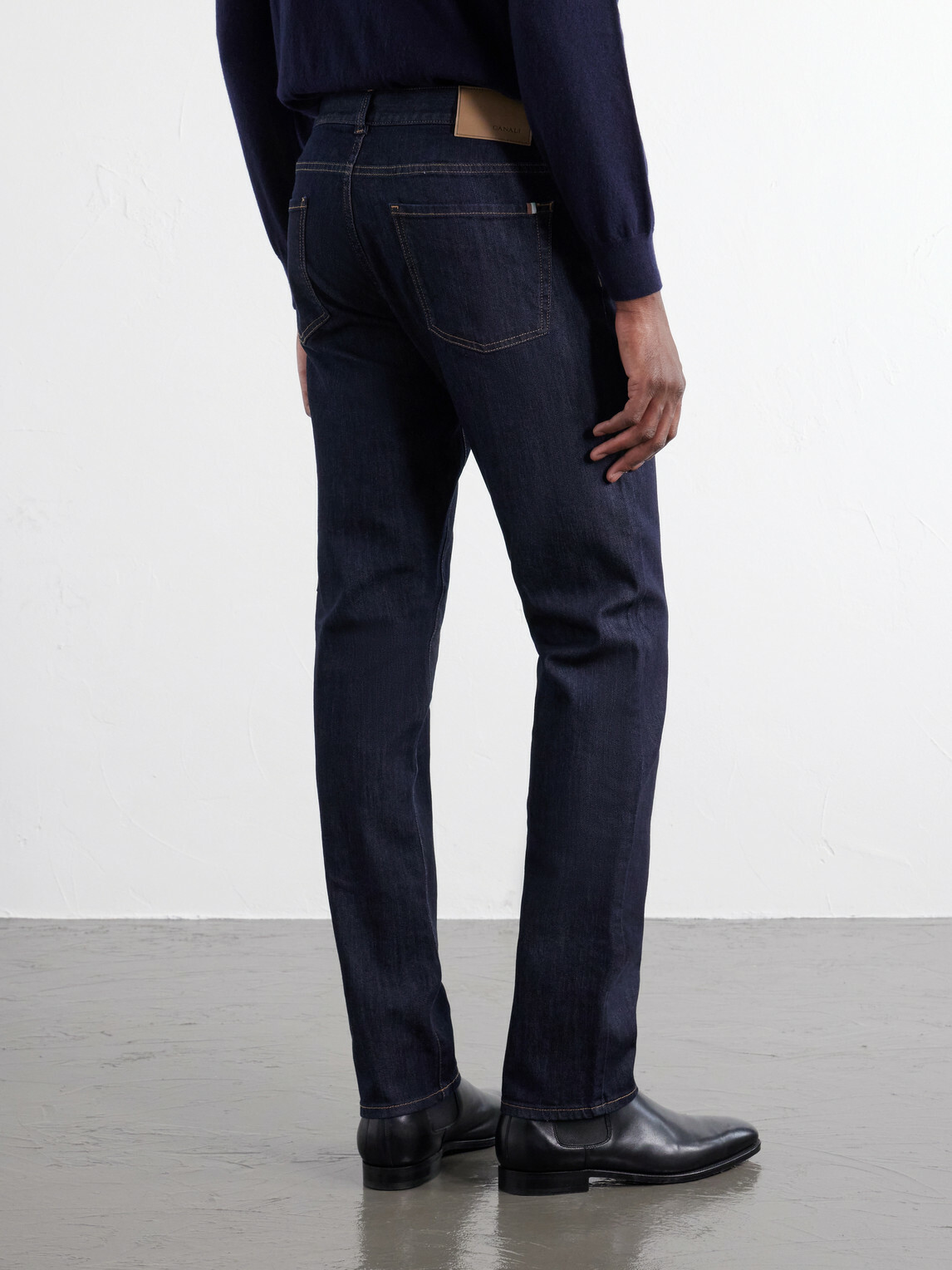 Canali - Slim-Fit Straight-Leg Jeans - Blue
