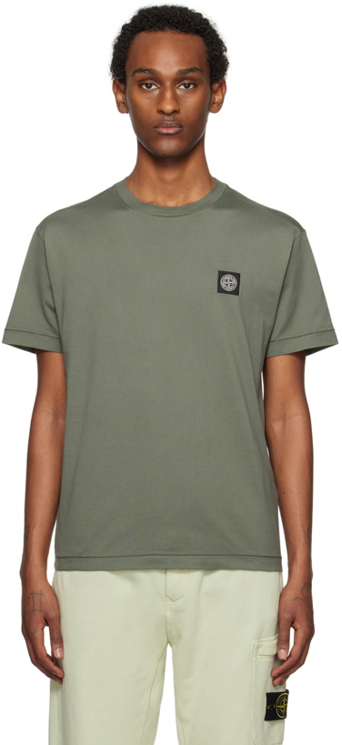 Photo: Stone Island Green Patch T-Shirt