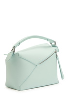 Loewe Puzzle Edge Small Leather top Handle bag - Light Blue - One Size