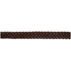Maximum Henry Brown and Gold Braided Wide Oval Belt