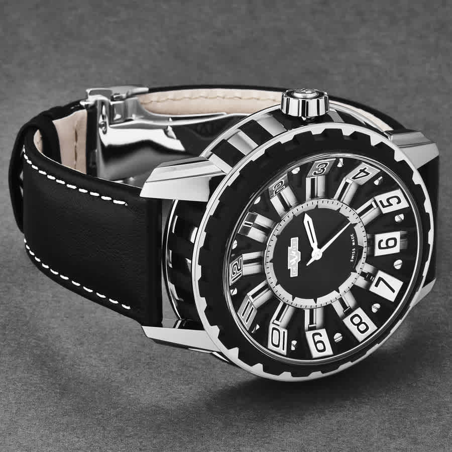 DeWitt Academia Automatic Black Dial Mens Watch AC.SLD.004 RPB