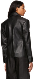 LOW CLASSIC Black Recycled Leather Jacket