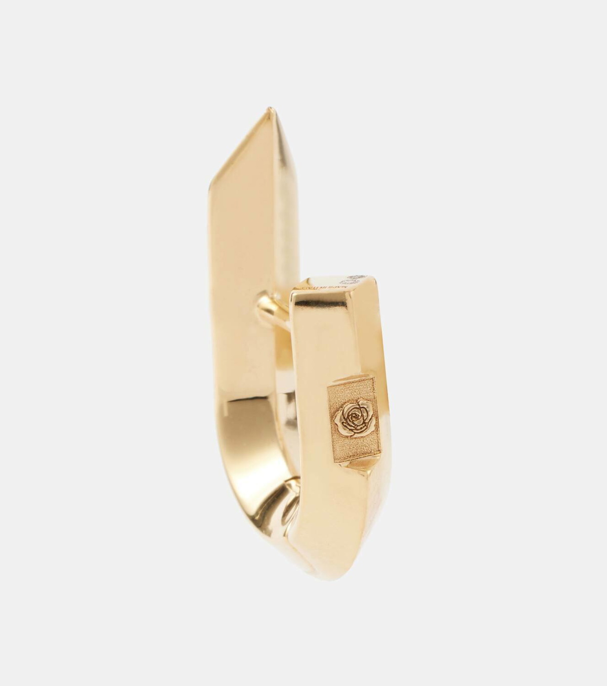 Burberry Hollow Spike gold-plated sterling silver earrings