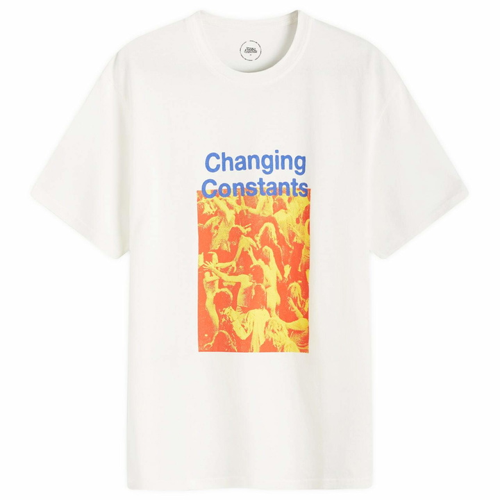 Photo: Magic Castles Men's Changing Constants T-Shirt in Off White