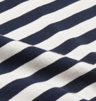 Albam - Striped Cotton-Jersey T-Shirt - Men - Navy