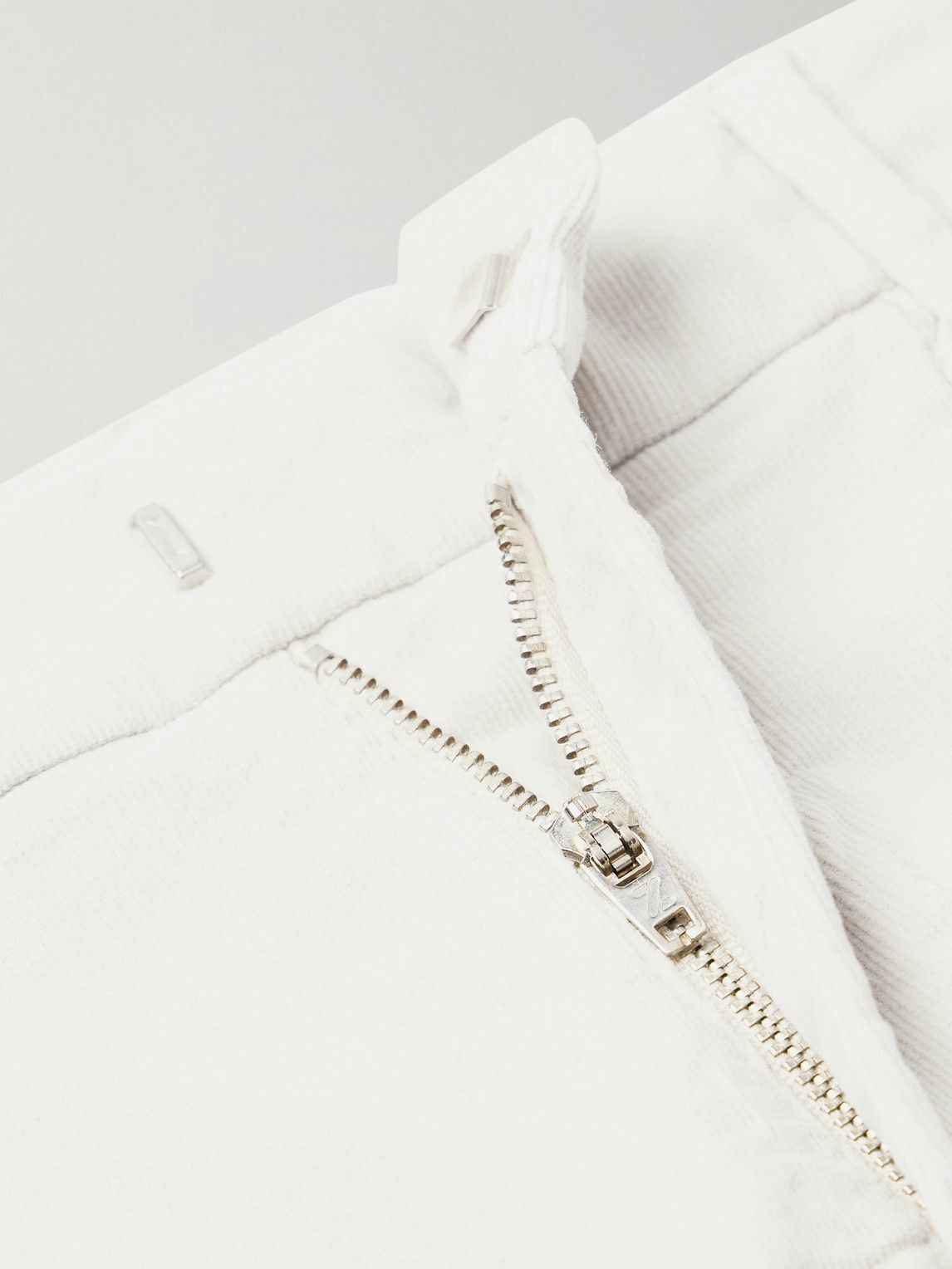 Altea - Tapered Cotton-Blend Trousers - Neutrals