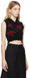 Shushu/Tong Black Rose Vest
