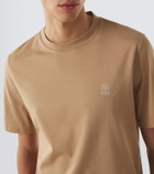 Brunello Cucinelli Logo cotton jersey T-shirt