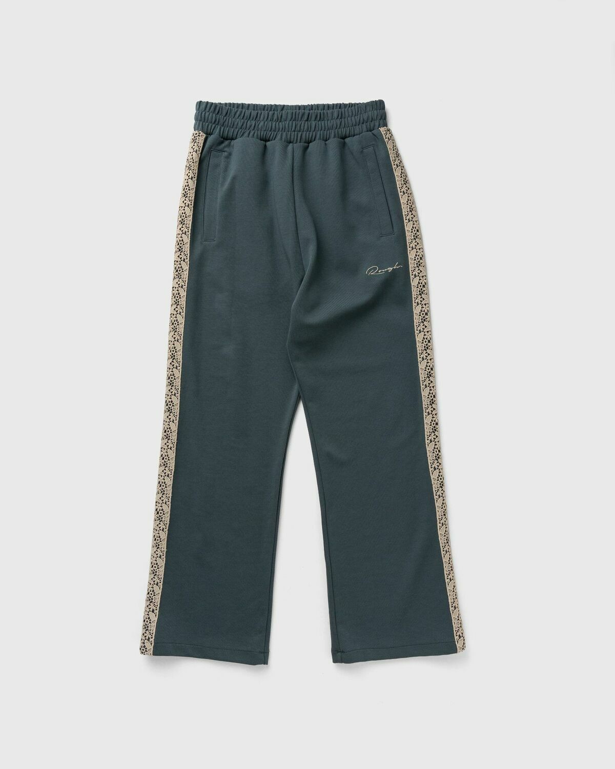 Rough. OLIVE TRACK PANTS Green Men
