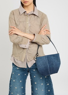 JW Anderson The Jwa Corner Small Denim Bucket bag - Blue - One Size