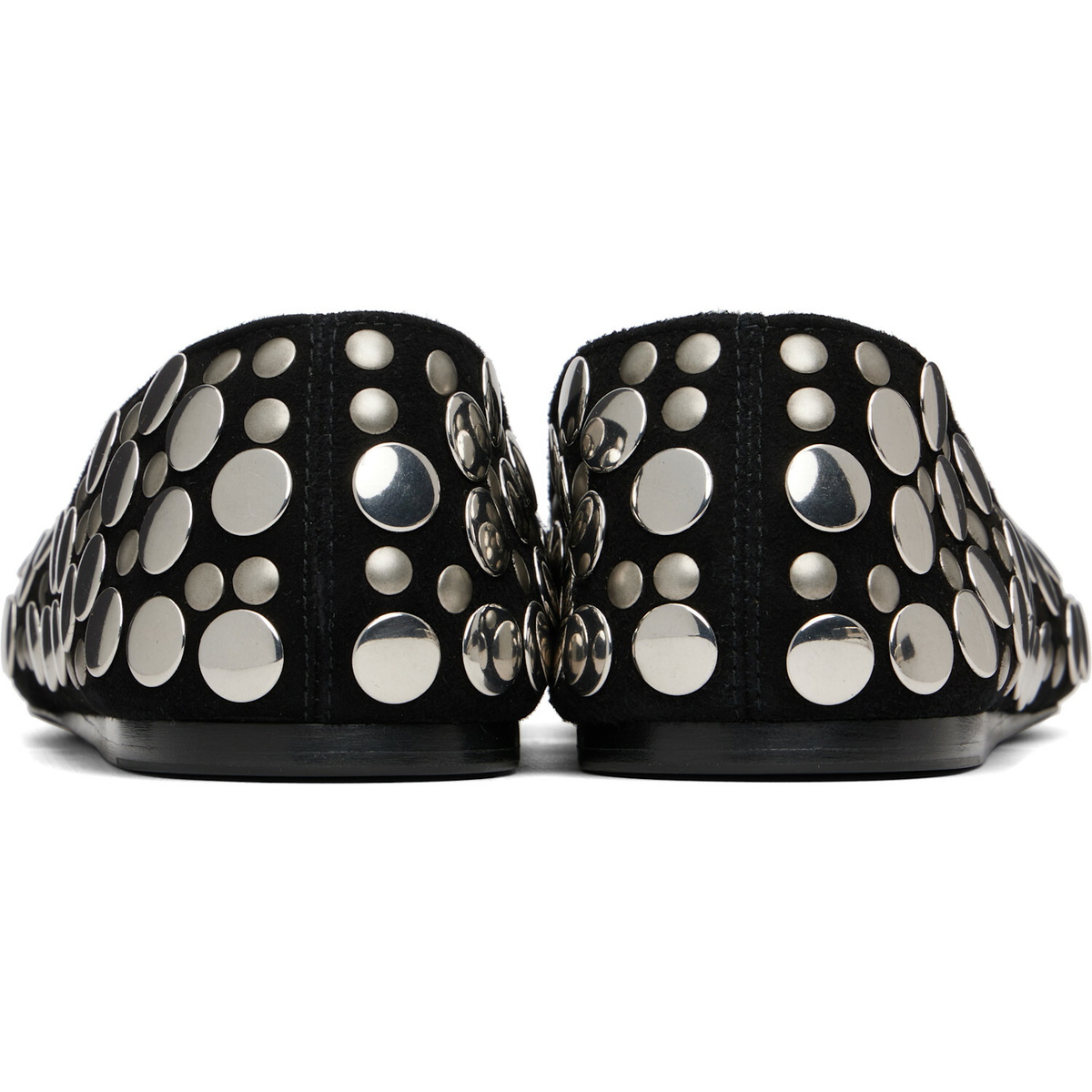 KHAITE Black Jane Ballerina Flats
