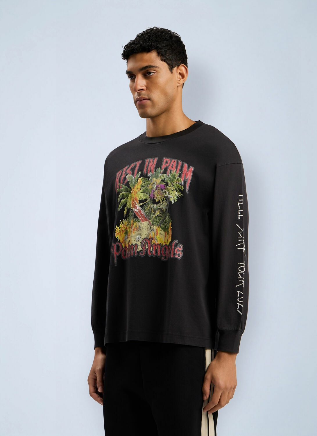Palm Angels Rest In Palm Long Sleeve T-Shirt