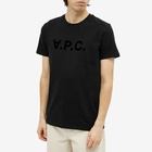 A.P.C. Men's Vpc Logo T-Shirt in Black