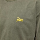 Patta Men's Reflect And Manifest Washed T-Shirt in Beetle