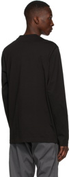 Moncler Black Logo Long Sleeve T-Shirt