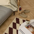 HAY Shift Kelim Rug - 140x200cm in Burgundy 