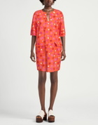 Manila Grace Womens Mini dress in Orange