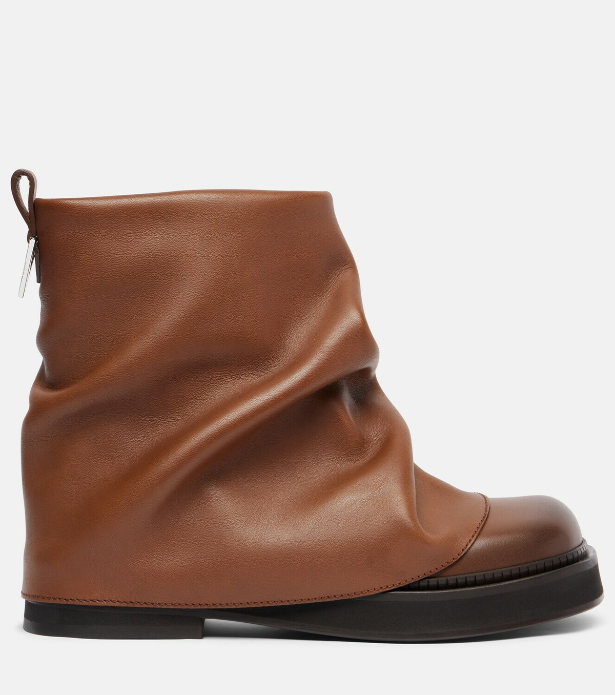 The Attico Mini Robin leather combat boots