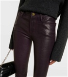 Frame Le Crop Mini Boot leather pants