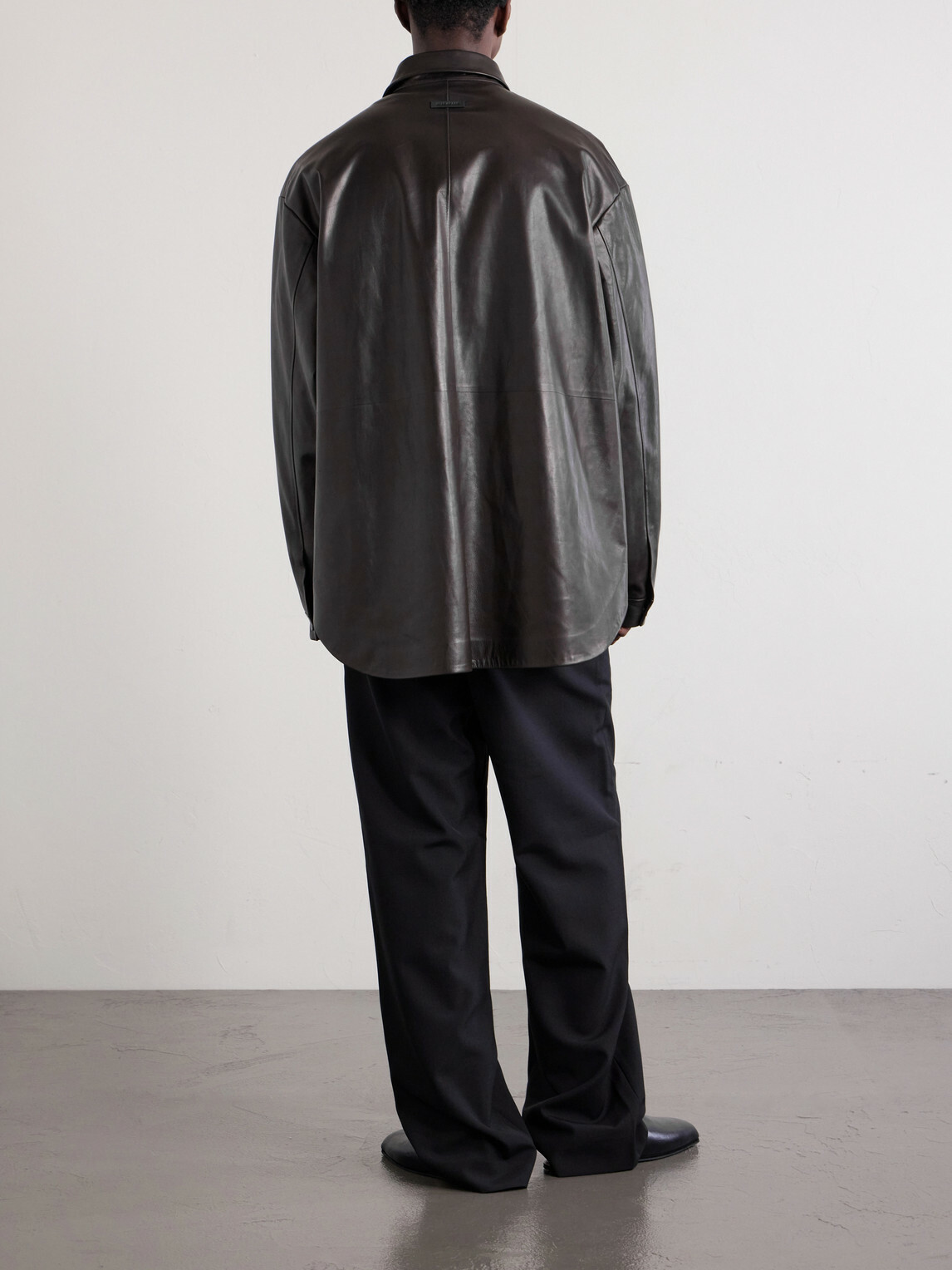 Fear of God - Leather Jacket - Brown