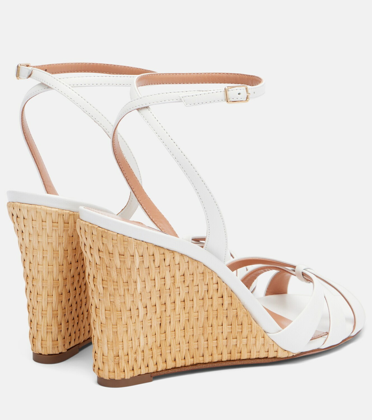 Aquazzura Tati leather espadrille wedges