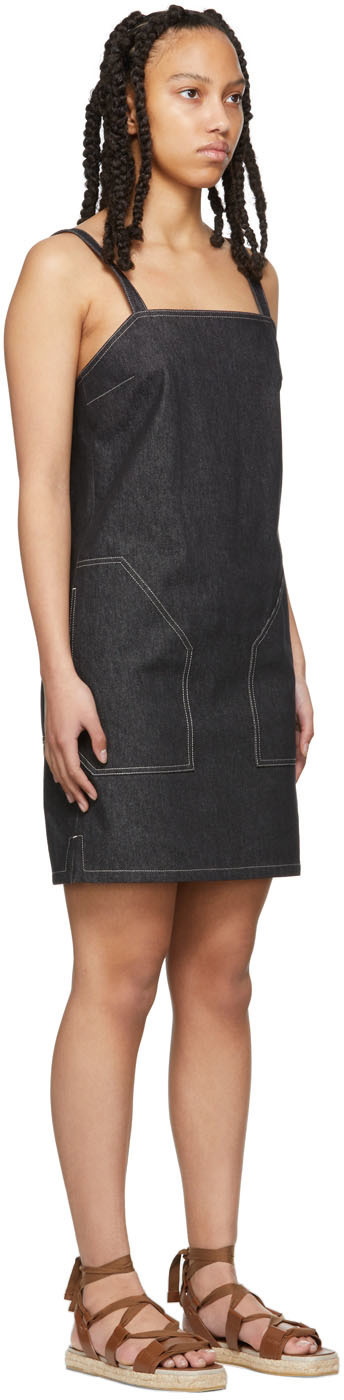 Max Mara Black Denim Liuto Dress Max Mara